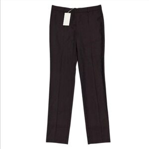 Hugo Boss Tamea Tropical Stretch Trousers Tailored Wool Dress Pants Pleated Sz 4
